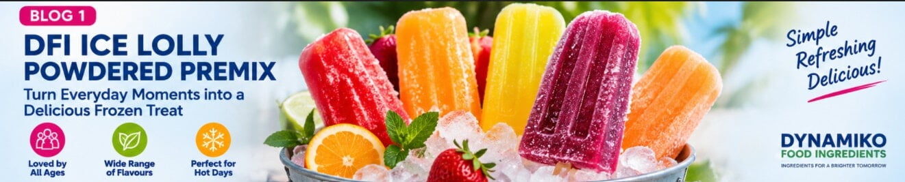 DFI ICE LOLLY POWDERED PREMIX - A WORLD OF REFRESHING FLAVOURS (1/3)